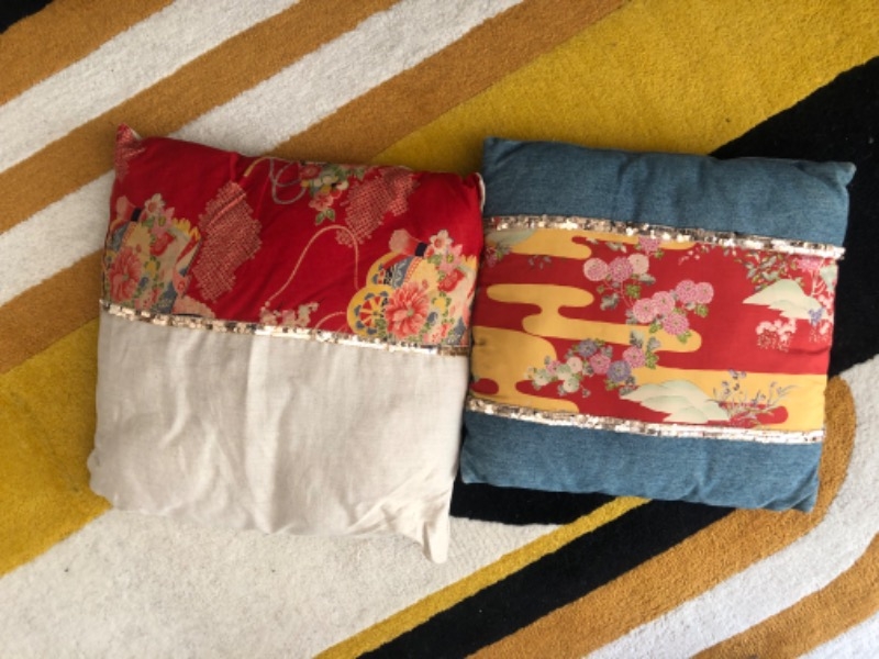 Lot 2 coussins